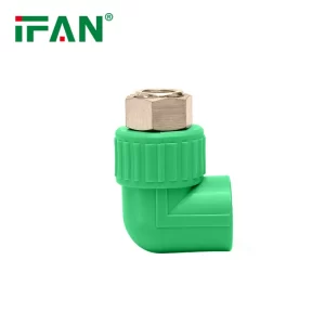 Custom Good Quality IFAN PPR Pipe Fitting Hot Water Elbow
