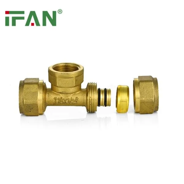 IFAN DIN 16892 PEX Compression Fitting Female Tee - Image 4