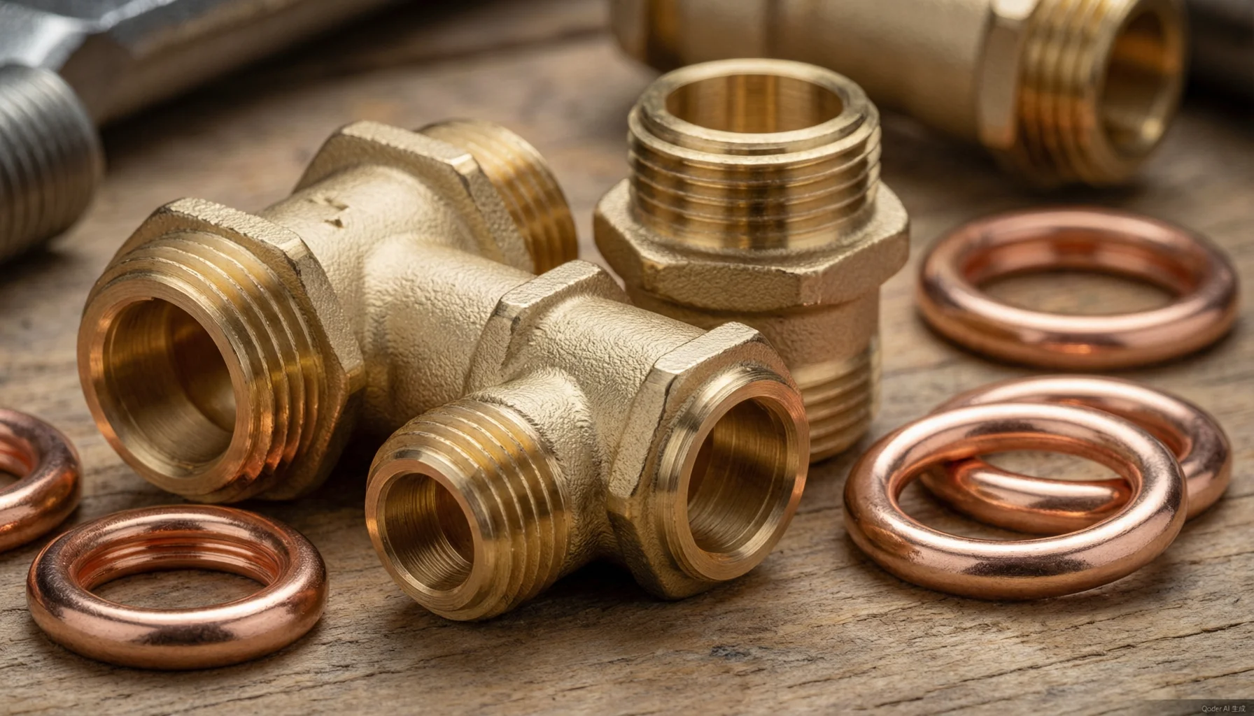 PEX elbow fittings: 90-degree, 45-degree, male threaded, and female threaded variants with dimension callouts